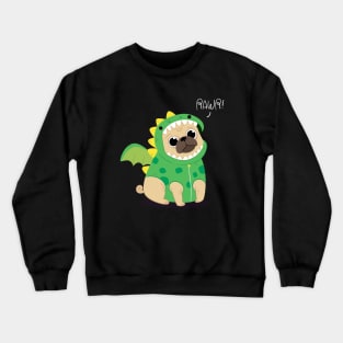 Pug Rawr Crewneck Sweatshirt